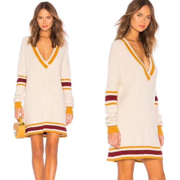 For Love & Lemons Ivy League Sweater Dress - Picture 2 of 10